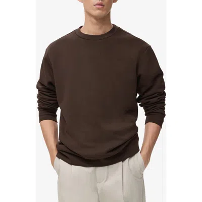 Mango Sweatshirt In Brown