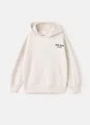 Mango Sweatshirt Ice Grey In White