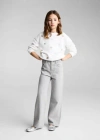 MANGO SWEAT ORNEMENTS FLEURS BLANC CASSÉ - ENFANTS - 11-12 ANS - MANGO KIDS