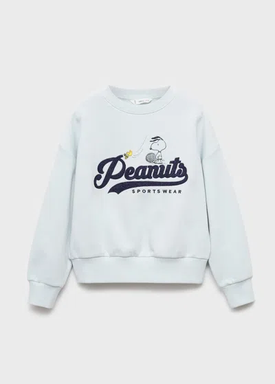 Mango Sweat Bleu Ciel - Enfants - 11-12 Ans -  Kids In Blue