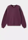 Mango Sweatshirt Splash In Lie De Vin