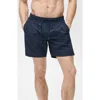 Mango Swim Trunks In Dark Navy