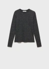 Mango T-shirt Black In Black
