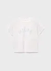 Mango T-shirt Off White In White