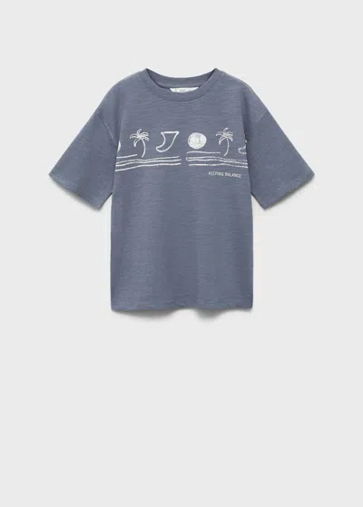 Mango Kids' T-shirt Blue