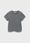 Mango T-shirt Gris Anthracite - Enfants - 13-14 Ans -  Kids In Gray