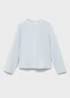 Mango T-shirt Bleu Ciel - Enfants - 7-8 Ans -  Kids In Blue