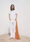 Mango V-neck Cotton T-shirt White