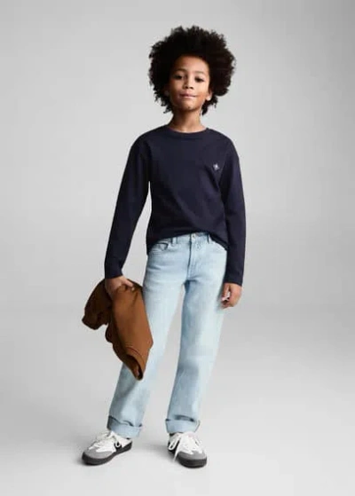 Mango Kids' T-shirt Dark Navy