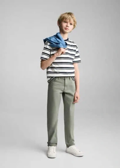 Mango Kids' T-shirt Dark Navy