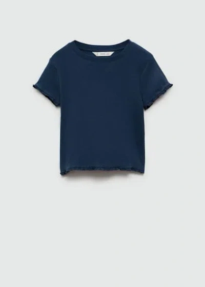 Mango Kids' T-shirt Dark Navy