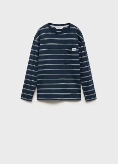 Mango Kids' T-shirt Dark Navy