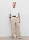 Mango T-shirt En Coton Oversize Blanc Cassé - Femme - Xl -  In White