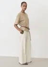 Mango T-shirt En Coton Oversize Kaki - Femme - Xxl -  In Neutral