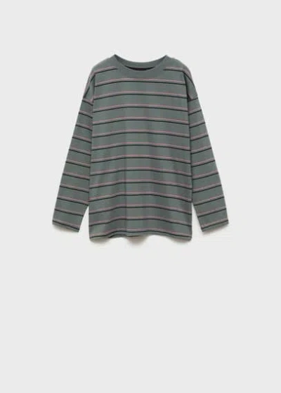 Mango Kids' T-shirt Green