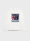 Mango T-shirt Blanc Cassé - Enfants - 7-8 Ans -  Kids In White