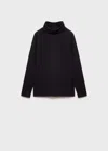 Mango T-shirt Manches Longues Col Roulé Noir - Enfants - 13-14 Ans -  Kids In Black