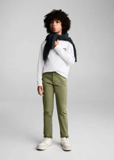 Mango Kids' T-shirt Off White
