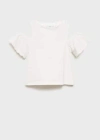 Mango Kids' T-shirt Off White