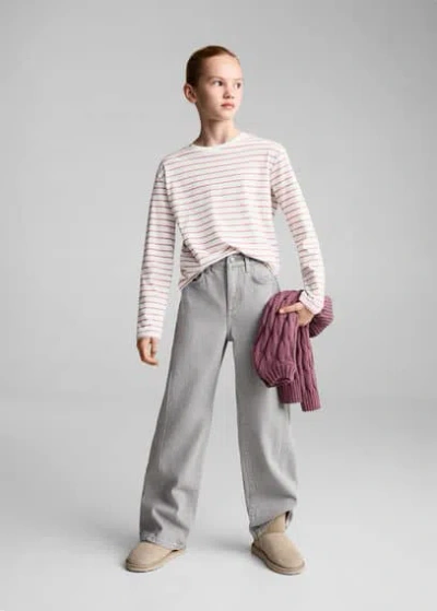 Mango Kids' T-shirt Pink