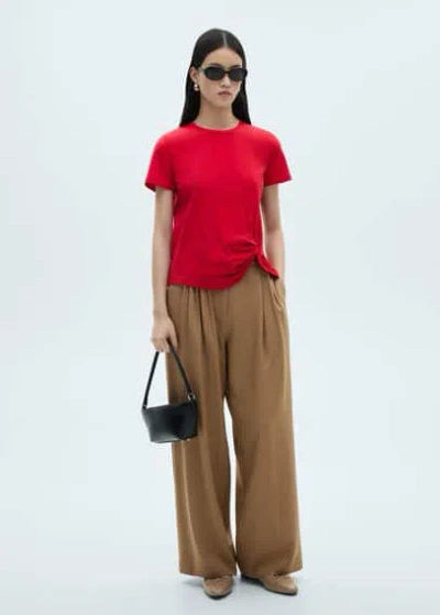 Mango T-shirt Red