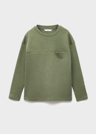 Mango T-shirt Vert - Enfants - 13-14 Ans -  Kids In Green