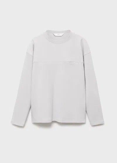 Mango T-shirt Gris Glacé - Enfants - 13-14 Ans -  Kids In Gray