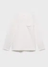 Mango T-shirt Blanc Cassé - Enfants - 13-14 Ans -  Kids In White