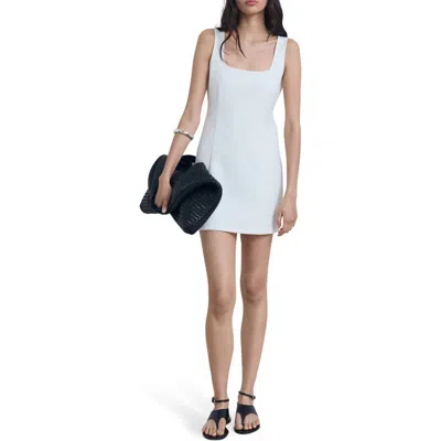 MANGO MANGO TAILORED SLEEVELESS MINIDRESS