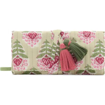 Mango Tassel Jewerly Roll In Green