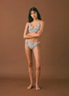 Mango Teen Animal Print Bikini Beige In Beige