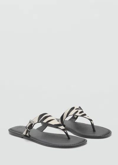 Mango Teen Sandales Noir - Fille - 38 -  In Black