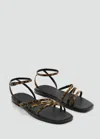 Mango Teen Sandals Black