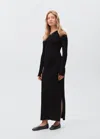 Mango Teen Robe Asymétrique Cut-out Noir - Fille - L -  In Black