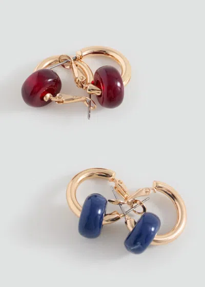 Mango Teen Earrings Gold
