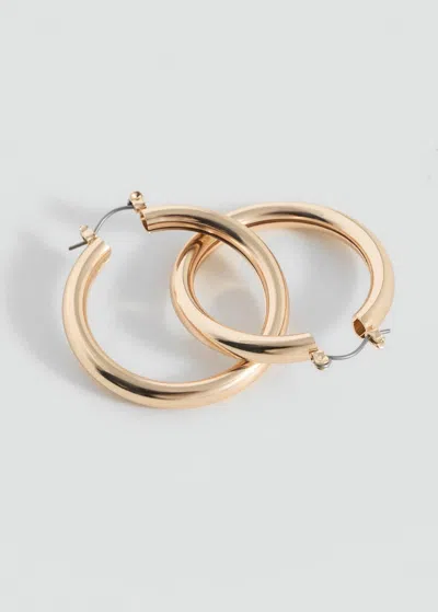 Mango Teen Earrings Gold