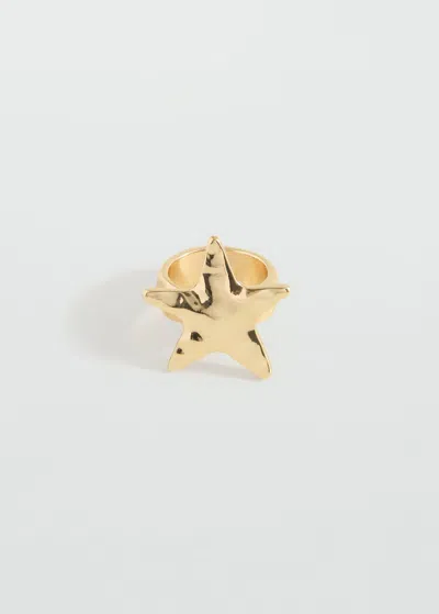 Mango Teen Bague Étoile Or - Fille - Taille Unique -