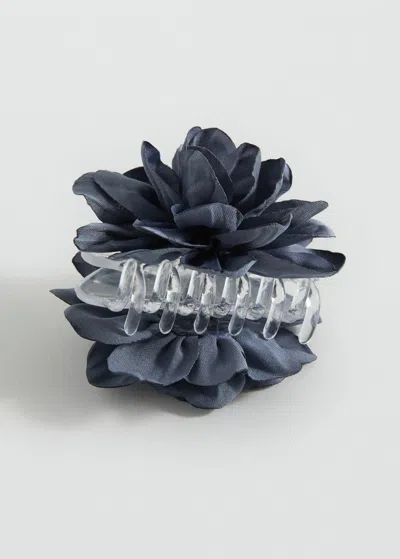 Mango Teen Floral Clip Blue