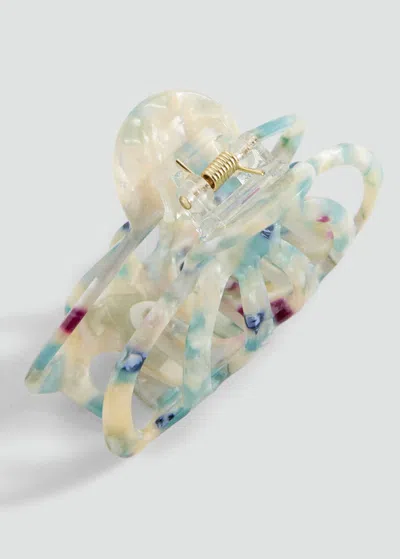 Mango Teen Barrette Cheveux Bleu - Fille - Taille Unique -
