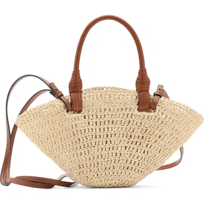 Mango Teen Basket Shoulder Bag In Neutral