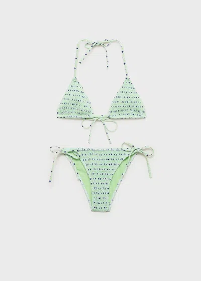 Mango Teen Bikini Citron Vert - Fille - M -
