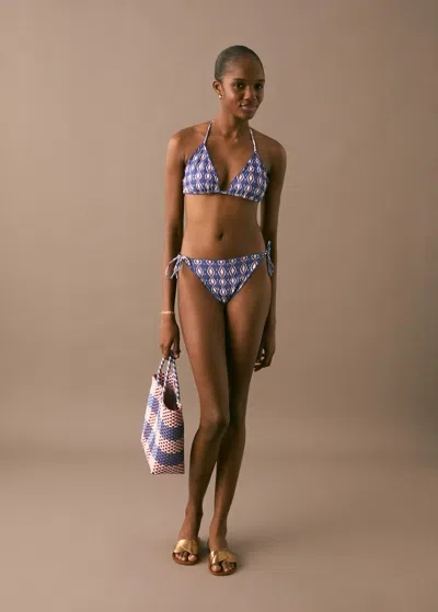 Mango Teen Bikini Bleu Encre - Fille - L -