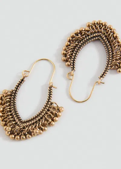 Mango Teen Boho Earrings Gold