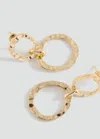 Mango Teen Boucles D'oreilles Combinées Or - Fille - Taille Unique -