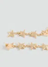 Mango Teen Boucles D'oreilles Étoiles Or - Fille - Taille Unique -