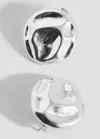 Mango Teen Boucles D'oreilles Pièce Texturées Argent - Fille - Taille Unique -