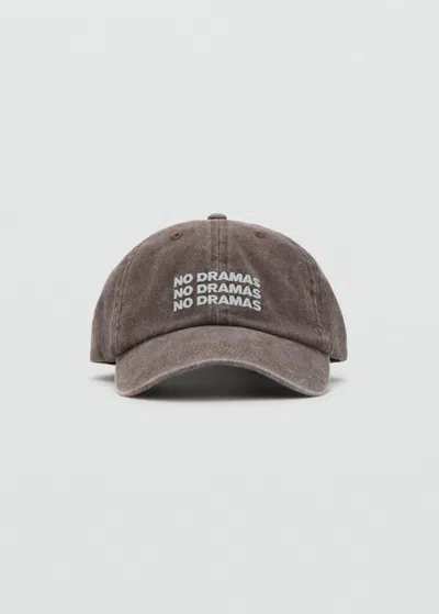 Mango Teen Casquette Marron - Fille - Taille Unique -  In Brown