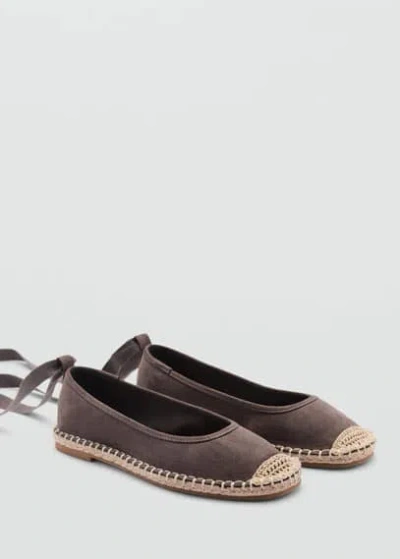 Mango Teen Shoes Charcoal
