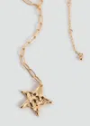 Mango Teen Collier Étoile Or - Fille - Taille Unique -