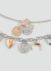 Mango Teen Collier Pendentifs Perles Argent - Fille - Taille Unique -